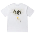 AMRI Crystal Embellished Champagne Logo T-Shirts