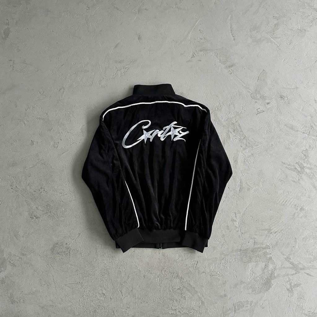 Corteiz Velvet Jacket Black