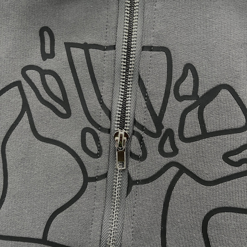 Broken P Planet Zip Up Hoodie