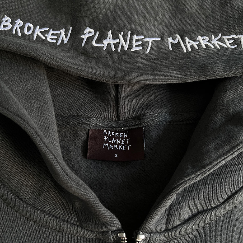 Broken P Skeleton Zip Up Hoodie